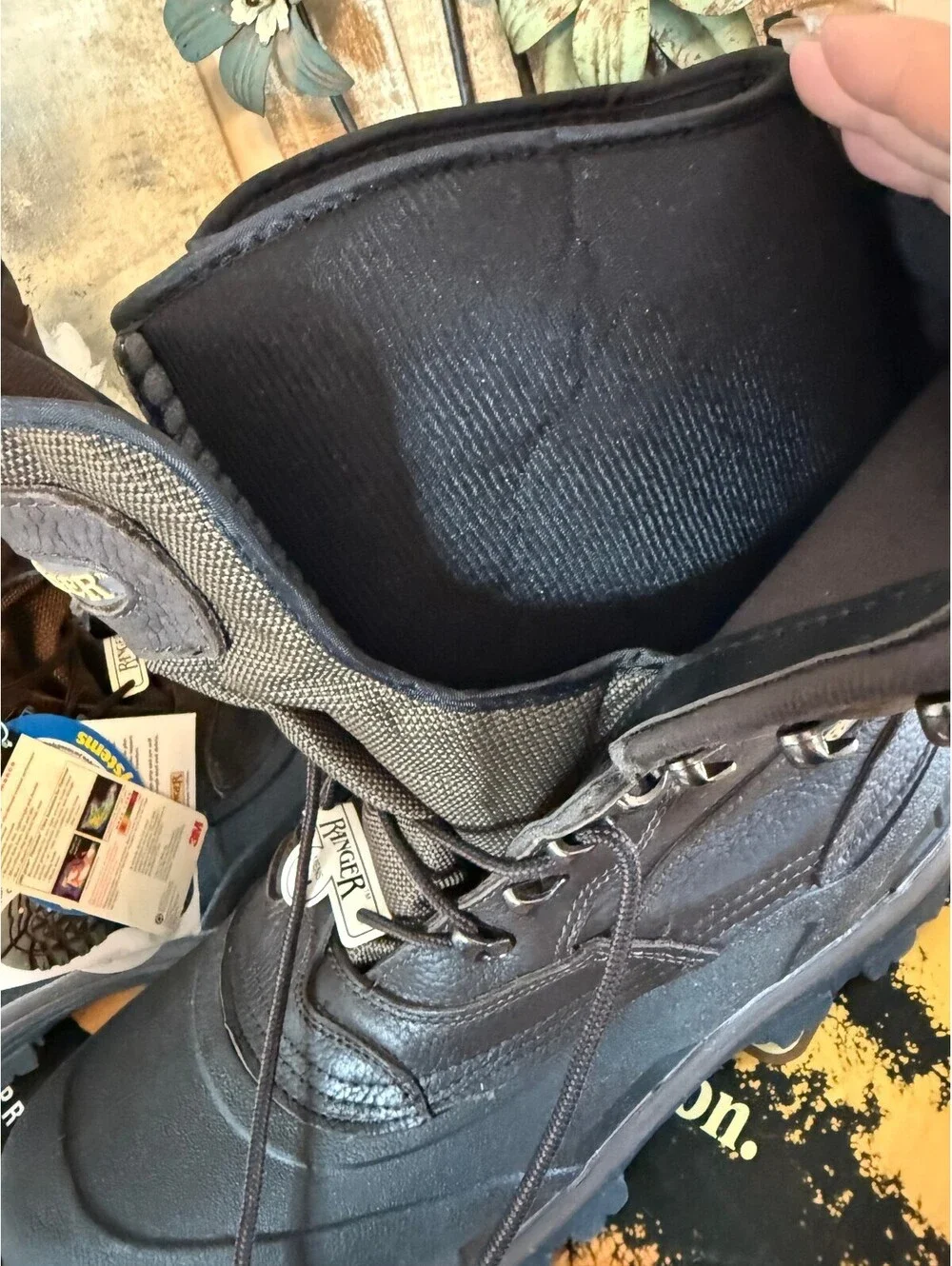 Ranger Mens 14 Waterproof Brown Leather Thinsulate Boots NWT